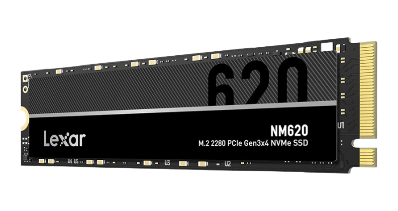 SSD Lexar NM620 256GB M.2 2280 NVMe PCIe Gen3x4 (Đọc 3500MB/s - Ghi 1300MB/s)