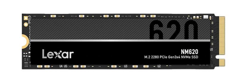 SSD Lexar NM620 256GB M.2 2280 NVMe PCIe Gen3x4 (Đọc 3500MB/s - Ghi 1300MB/s)