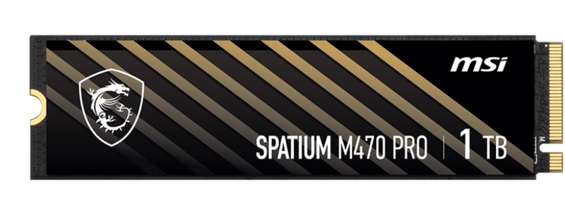 SSD MSI SPATIUM M470 PRO 1TB NVME GEN4x4 (R6000/W5000)