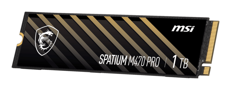 SSD MSI SPATIUM M470 PRO 1TB NVME GEN4x4 (R6000/W5000)