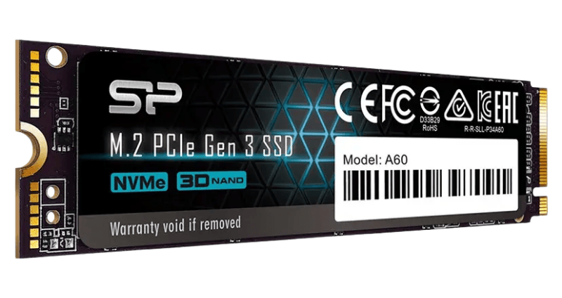 SSD Silicon Power A60 256GB M.2 NVMe (Đọc 2200 MB/s  Ghi 1600 MB/s)
