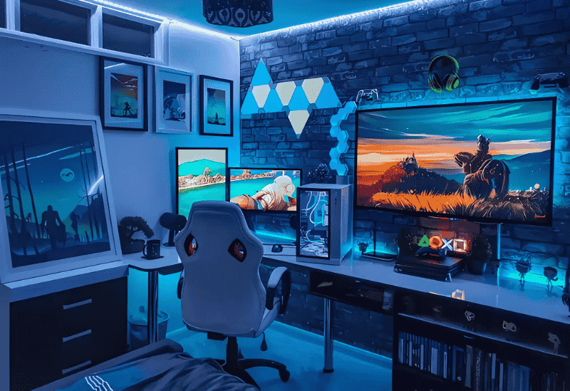 Setup phòng gaming Đẹp 