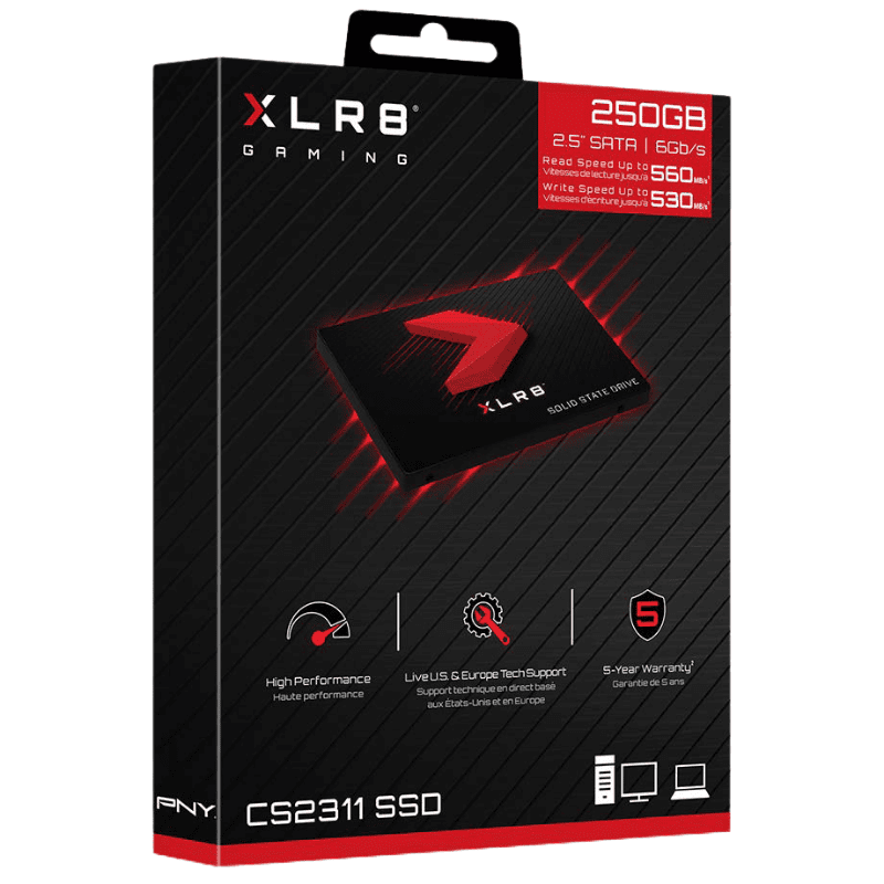 Ssd 250GB Pny Xlr8 Cs2311 2.5-Inch Sata III
