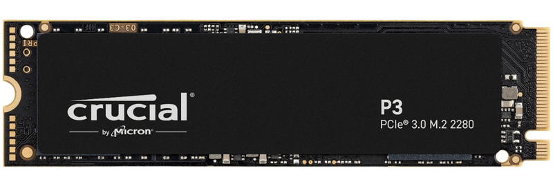 Ssd Crucial P3 1Tb Nvme 3D-Nand M.2 Pcie 3.0