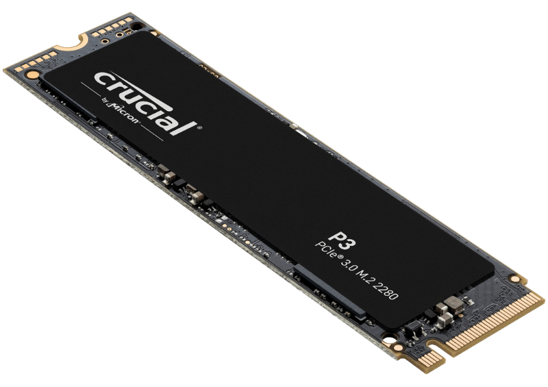 Ssd Crucial P3 1Tb Nvme 3D-Nand M.2 Pcie 3.0