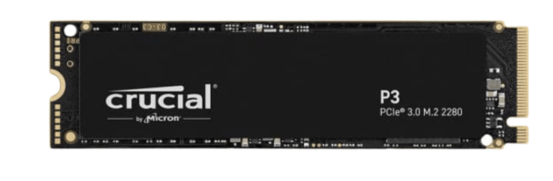 Ssd Crucial P3 500GB Nvme 3D-Nand M.2 Pcie Gen3X4