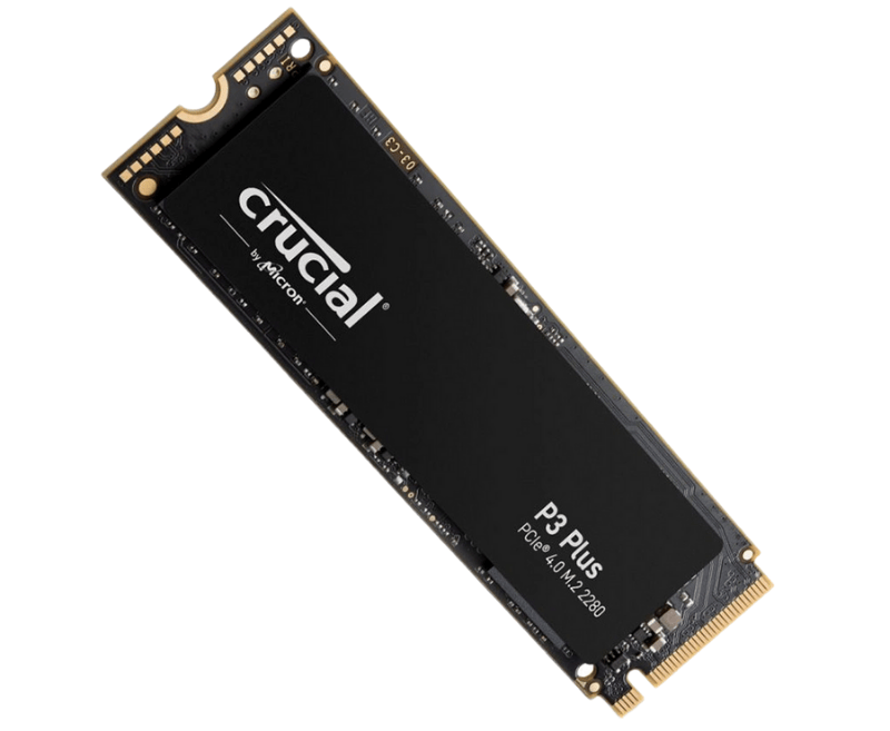 Ssd Crucial P3 Plus 500GB Pcie M.2 2280 Gen 4.0 X4 (4700Mb/S - 1900Mb/S)