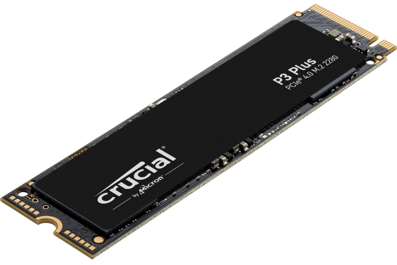 Ssd Crucial P3 Plus 500GB Pcie M.2 2280 Gen 4.0 X4 (4700Mb/S - 1900Mb/S)