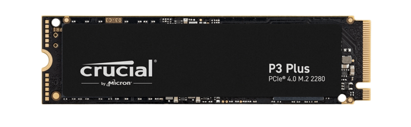 Ssd Crucial P3 Plus 500GB Pcie M.2 2280 Gen 4.0 X4 (4700Mb/S - 1900Mb/S)