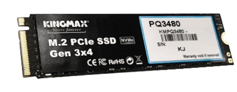 Ssd Kingmax Pq3480 512Gb M.2 2280 Pcie Nvme Gen3X4