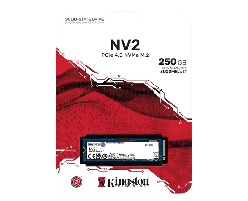 Ssd Kingston Nv2 250GB M.2 Pcie Nvme Gen4