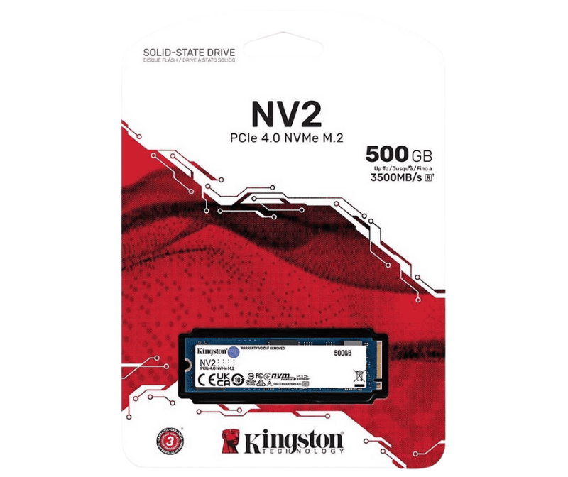 Ssd Kingston Nv2 500GB Nvme Pcie Gen 4X4