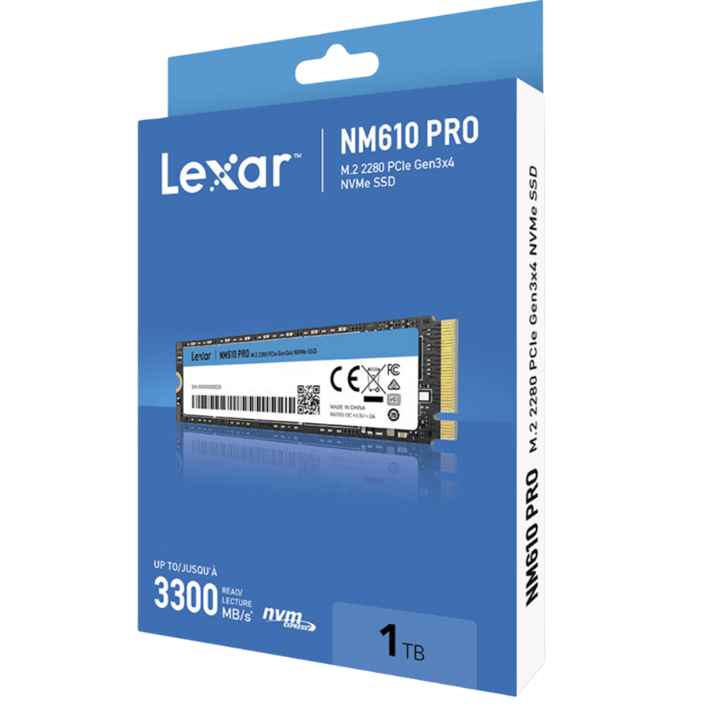 Ssd Lexar Nm610 PRO 1Tb M.2 2280 Pcie Nvme (Gen 3X4)