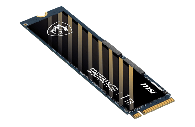 Ssd MSI Spatium M450 1Tb Nvme M.2 2280 Pcie Gen 4X4 (3600Mb/S,3000Mb/S)