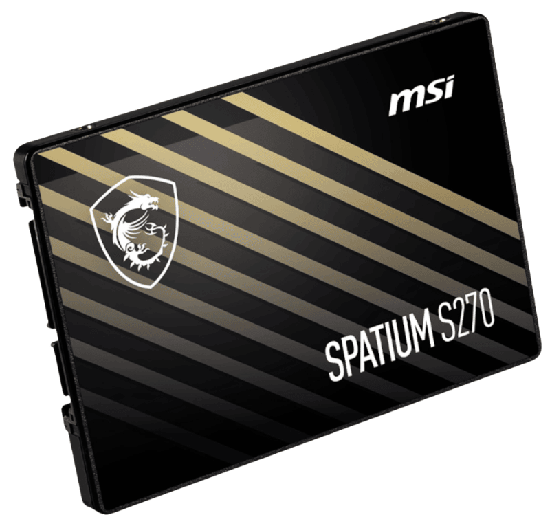 Ssd MSI Spatium S270 480GB 2.5In Sata3 3D Nand