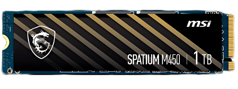 **SSD MSI Spatium M450 V1 1TB NVMe M.2 2280 PCIe Gen 4x4: Lựa Chọn Tối Ưu Cho Hiệu Suất Làm Việc Và Giải Trí**  Trong thời đại công nghệ số hóa, một chiếc SSD tốt không chỉ cải thiện tốc độ truy xuất mà còn mang lại trải nghiệm mềm mỏi khi làm việc hay chơi game. **SSD MSI Spatium M450 V1 1TB NVMe M.2 2280 PCIe Gen 4x4** chính là giải pháp hoàn hảo đảm bảo tốc độ và độ bền cho người dùng. Hãy cùng tìm hiểu chi tiết về sản phẩm này!  ---  ### **Tính năng nổi bật**  #### 1. **Tốc độ truy xuất ăn điểm** SSD MSI Spatium M450 được trang bị giao tiếp PCIe Gen 4x4 với giao thức NVMe 1.4, mang lại tốc độ đọc tuần tự lên đến **3400MB/s** và ghi tuần tự lên đến **2400MB/s**. Điều này giúp tăng tốc khởi động hệ điều hành, truy xuất tệp lớn và cài đặt phần mềm nhanh chóng.  #### 2. **Dung lượng 1TB lý tưởng** Với dung lượng **1TB**, bạn sẽ thoải mái lưu trữ các tệp tin lớn như video 4K, các trò chơi nặng hoặc tài liệu công việc. Điều này giúp giải tỏ nỗi lo đối mặt dừ liệu trên thiết bị.  #### 3. **Độ bền cao** SSD MSI Spatium M450 sử dụng bộ nhớ **3D NAND Flash** hiện đại, đảm bảo độ bền và khả năng làm việc ổn định trong thời gian dài. Sản phẩm được đánh giá có thời gian hoạt động trung bình (**MTBF**) đến **1.500.000 giờ** và chịu được khả năng chống sốc lên tới **1500G/0.5ms**.  #### 4. **Thiết kế nhỏ gọn** Với kích thước **80 x 22 x 2.15 mm** và khối lượng **chỉ 7g**, SSD MSI Spatium M450 hoàn hảo cho laptop hoặc PC có không gian hạn chế.  #### 5. **Bảo hành dài hạn** MSI cung cấp chính sách bảo hành **5 năm giới hạn**, đảm bảo tâm lý yên tâm trong quá trình sử dụng.  ---  ### **Ứng dụng đa dạng** - **Gaming:** Tăng tốc load game, trải nghiệm mượt mà và không lo lag. - **Công việc:** Xử lý dữ liệu nhanh chóng, phù hợp với các nhu cầu làm việc nặng như đồ họa, video editing. - **Giải trí:** Lưu trữ đa dạng nội dung như phim ảnh, nhạc, video 4K.  ---  ### **Kết luận** SSD MSI Spatium M450 V1 1TB NVMe M.2 2280 PCIe Gen 4x4 