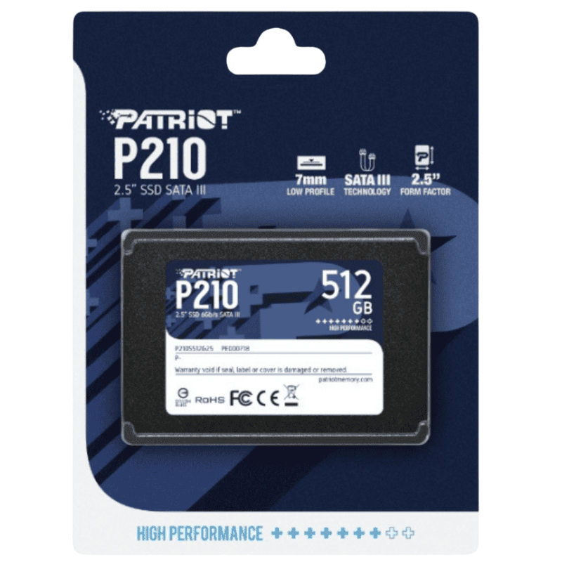 Ssd Patriot P210 512GB Sata III