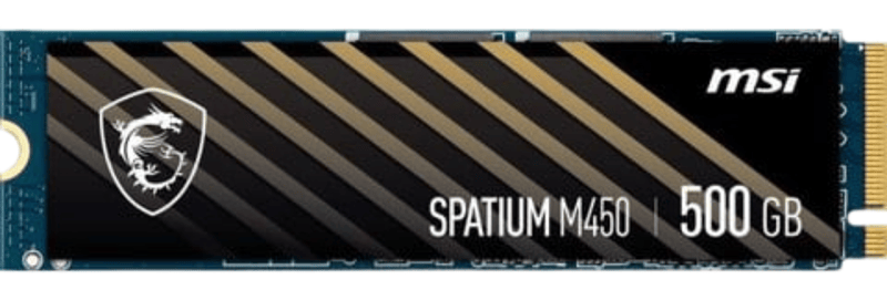Ssd Pcie 4.0 Nvme M.2 MSI Spatium M450 500GB