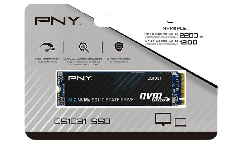Ssd Pny Cs1031 500GB M.2 Nvme Pcie Gen3X4
