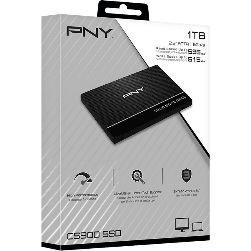 Ssd Pny Cs900 1Tb Sata III