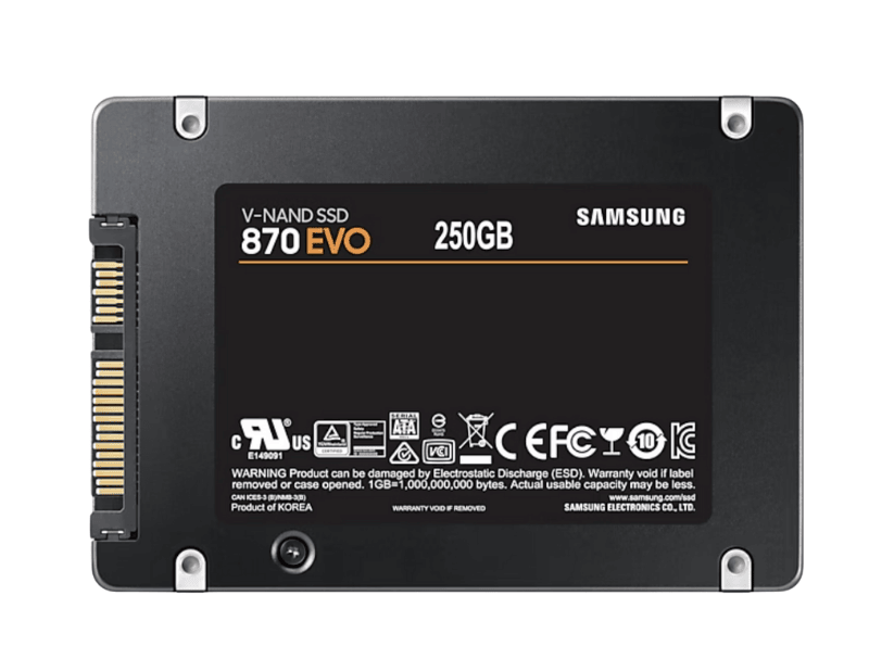 SSD Samsung 870 EVO 250GB SATA III 2.5 Inch