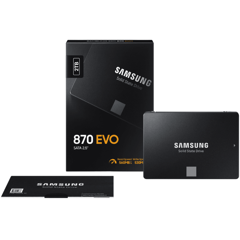 Ssd Samsung 870 Evo 2Tb Sata III 2.5 Inch