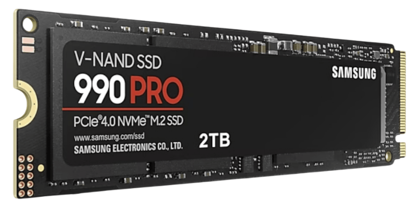 Ssd Samsung 990 PRO 2Tb M.2 Pcie Gen 4X4 Mz-V9P2T0Bw