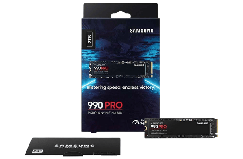 Ssd Samsung 990 PRO 2Tb M.2 Pcie Gen 4X4 Mz-V9P2T0Bw
