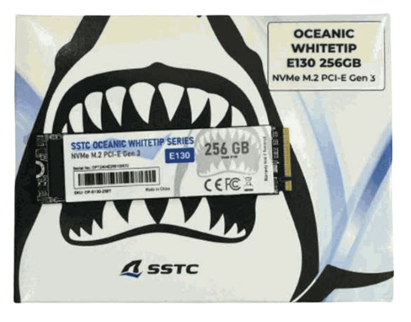 Ssd Sstc OCeanic Whitetip E130 256GB Nvme M.2 Pci-E Gen 3