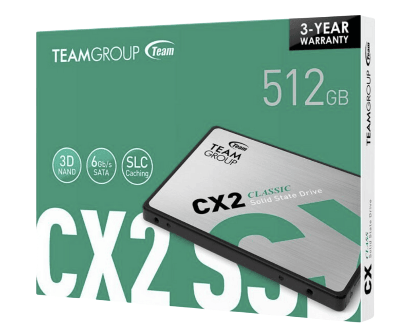 Ssd Teamgroup Cx2 512GB Sata III