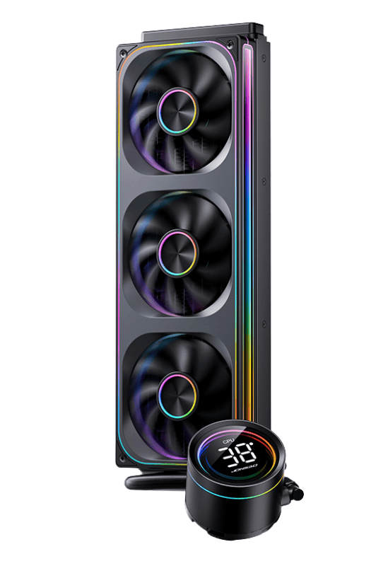 Tản nhiệt khí CPU Jonsbo TH-360 ARGB - Hiển thị nhiệt độ (Black)