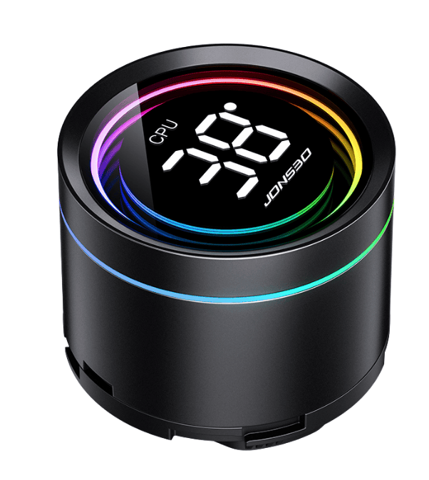 Tản nhiệt khí CPU Jonsbo TH-360 ARGB - Hiển thị nhiệt độ (Black)