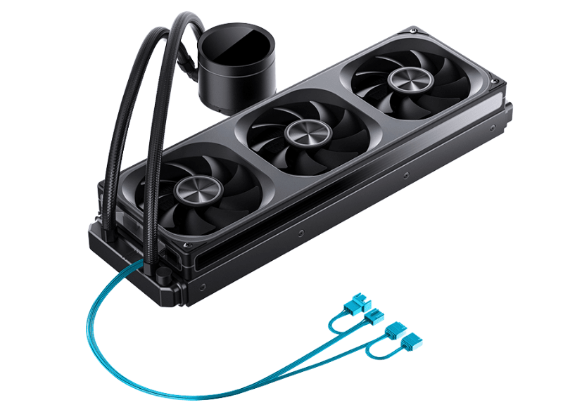 Tản nhiệt khí CPU Jonsbo TH-360 ARGB - Hiển thị nhiệt độ (Black)