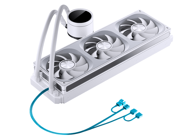 Tản nhiệt khí CPU Jonsbo TH-360 ARGB - Hiển thị nhiệt độ (White)