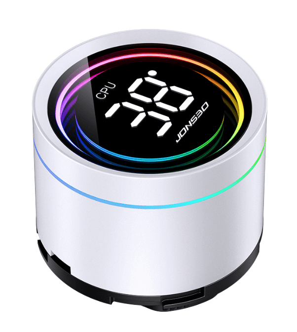 Tản nhiệt khí CPU Jonsbo TH-360 ARGB - Hiển thị nhiệt độ (White)