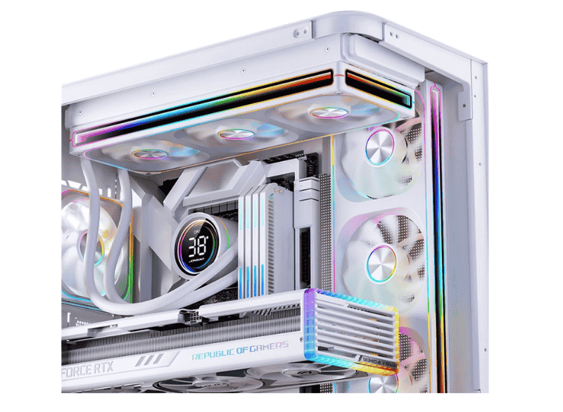 Tản nhiệt khí CPU Jonsbo TH-360 ARGB - Hiển thị nhiệt độ (White)