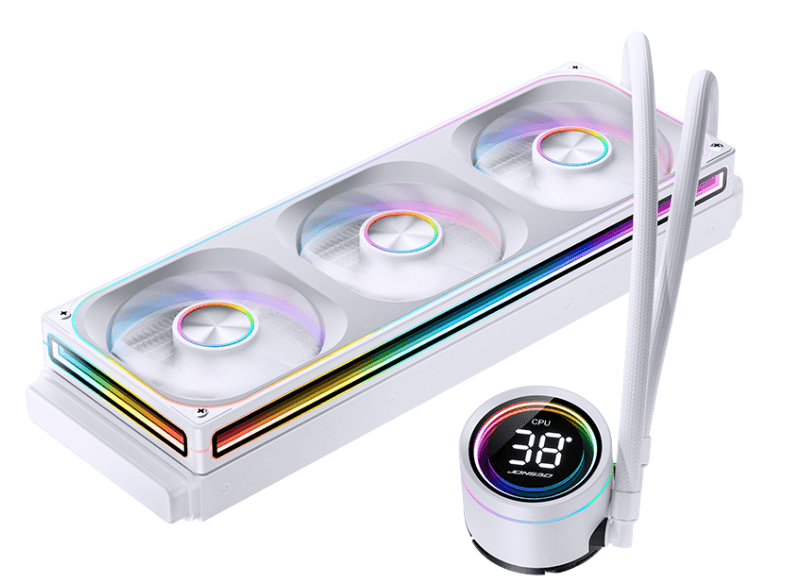 Tản nhiệt khí CPU Jonsbo TH-360 ARGB - Hiển thị nhiệt độ (White)