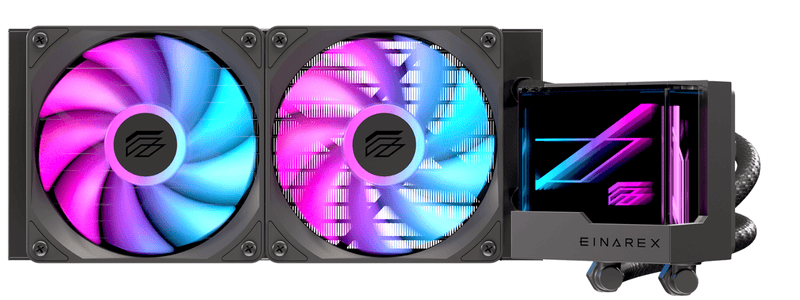 Tản nhiệt nước CPU EINAREX VERTEX Lite 240 ARGB (Black)