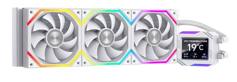 Tản nhiệt nước CPU Jungle Leopard AstroShel V2G 360 WH ARGB - Digital LCD (White)