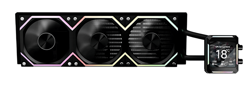 Tản nhiệt nước Leopard Astro Shell 360 ARGB Digital LCD - Black