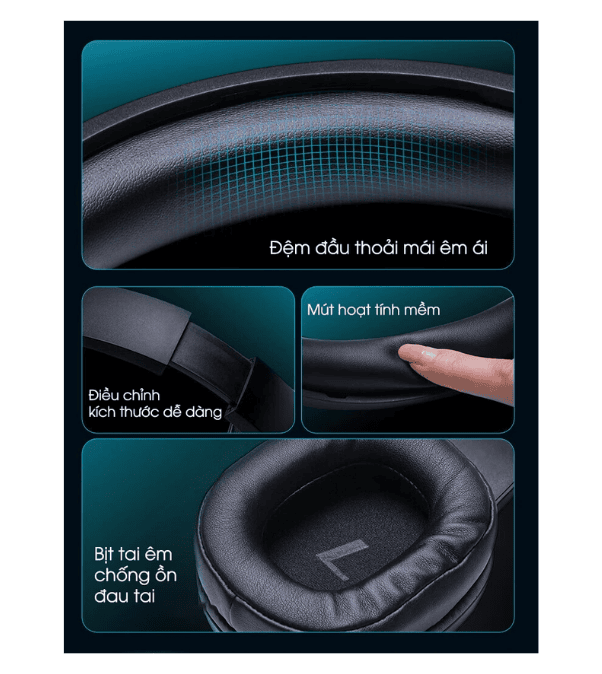 Tai nghe MCHOSE MC-G9-1 - RGB - 7.1 (Black) 