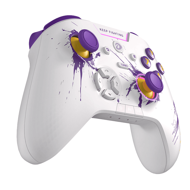 Tay cầm chơi Game không dây DAREU HOLD H105 (White - Purple)