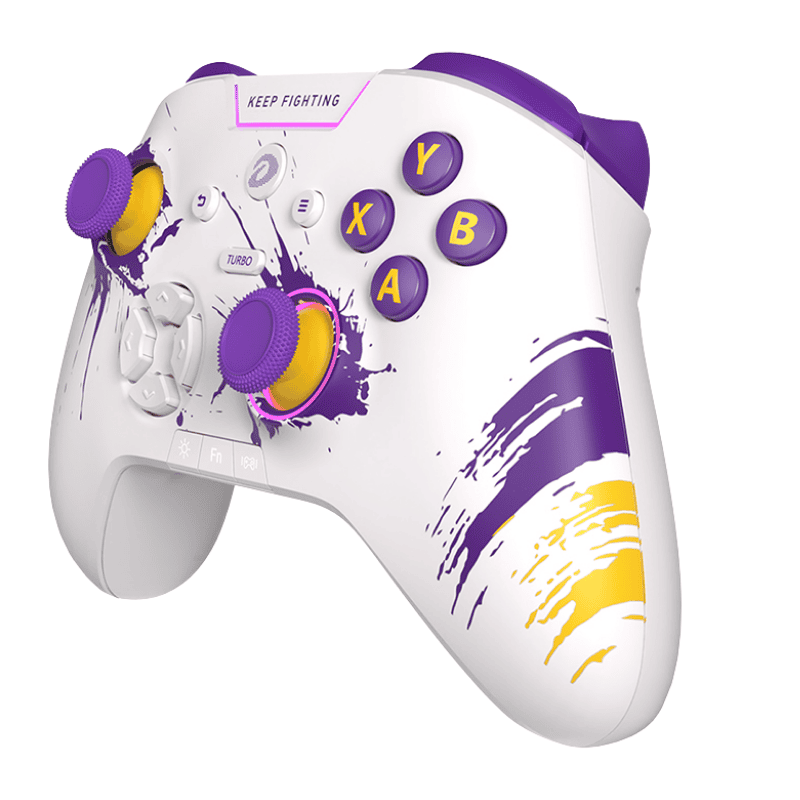 Tay cầm chơi Game không dây DAREU HOLD H105 (White - Purple)