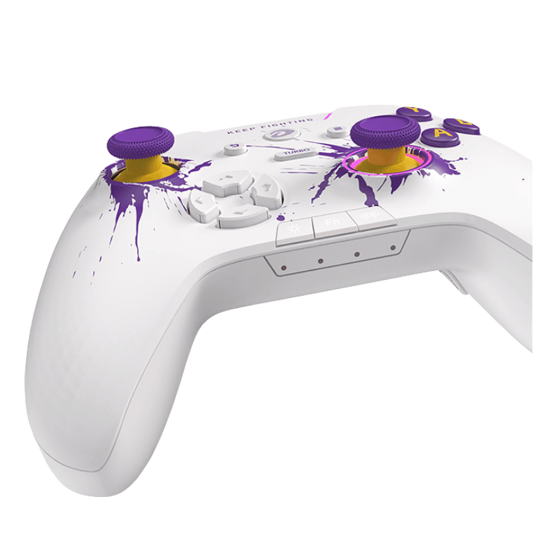Tay cầm chơi Game không dây DAREU HOLD H105 (White - Purple)