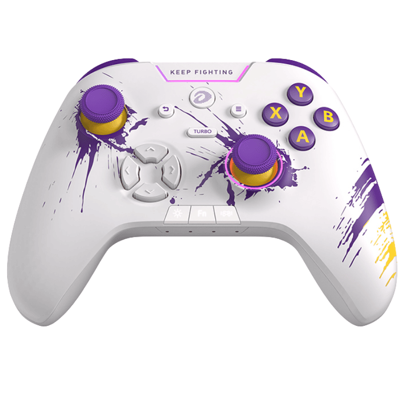 Tay cầm chơi Game không dây DAREU HOLD H105 (White - Purple)
