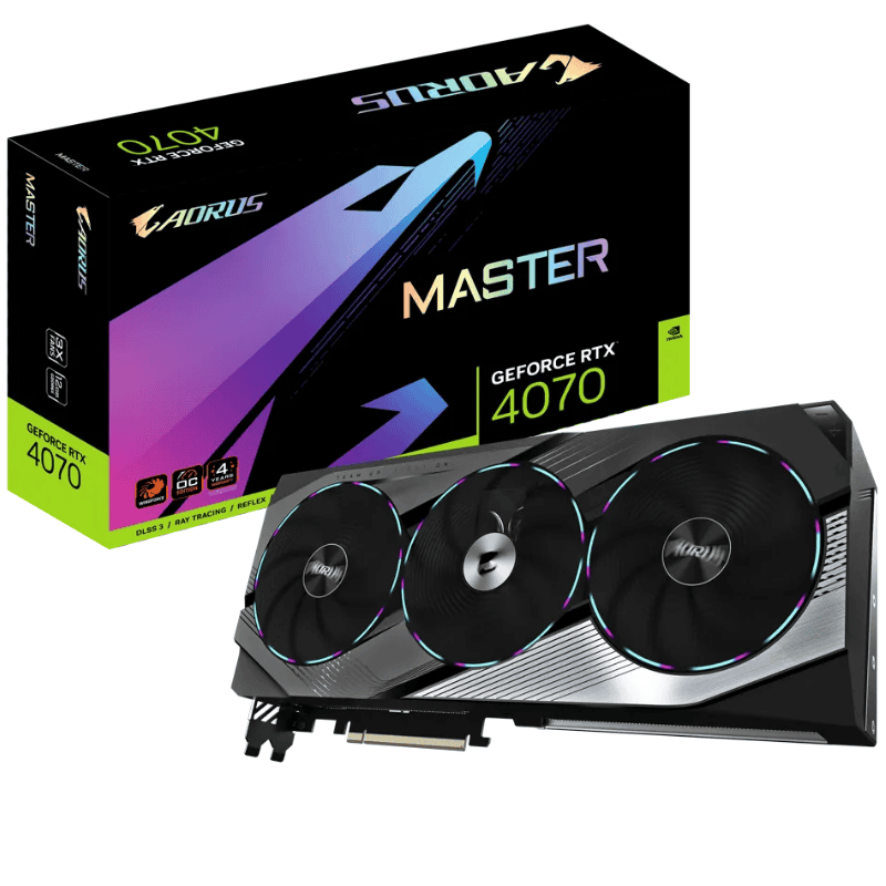 VGA GIGABYTE AORUS GeForce RTX 4070 MASTER 12G GDDR6X