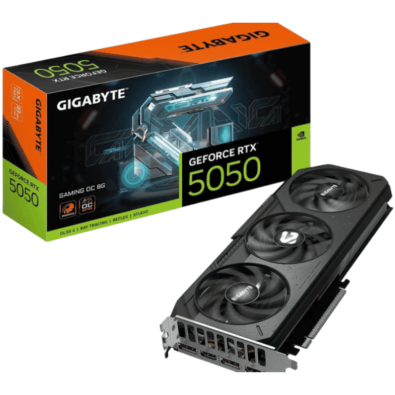 VGA GeForce RTX 5050 GAMING OC 8G (GV-N5050GAMING OC-8GD)