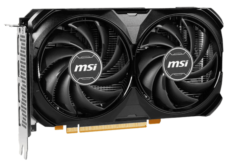 CARD MÀN HÌNH MSI RTX4060 VENTUS 2X BLACK 8GB OC GDDR6 