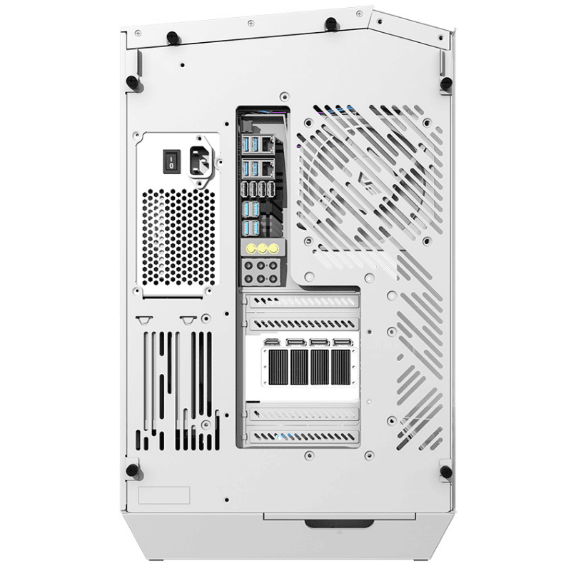 Case DarkFlash DY470 - ATX (White) (No Fan)