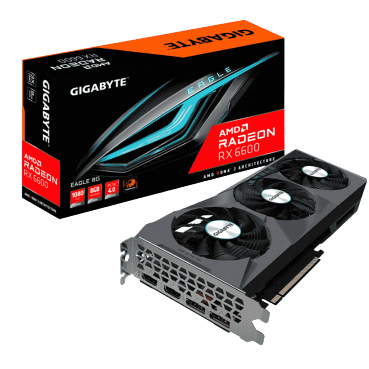 Card màn hình GIGABYTE RX6600 EAGle 8GB GDDR6